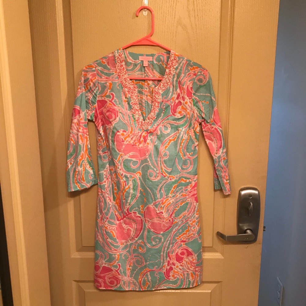 Lilly Pulitzer quarter length sleeve dress
